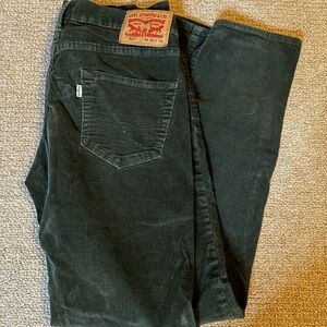 Vintage Levi's Green Corduroy Pants